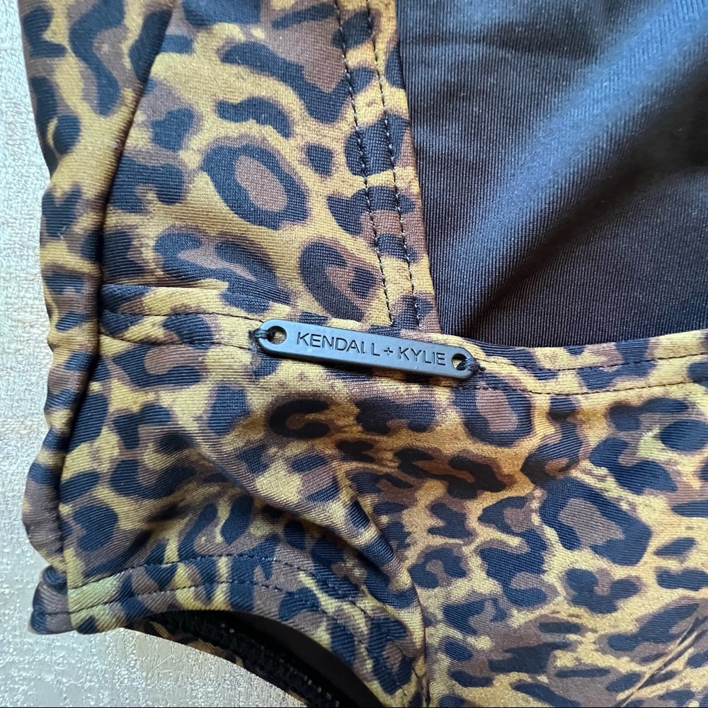 Kendall + Kylie Leopard Cheeky CrissCross Swimsuit - Picture 6 of 14